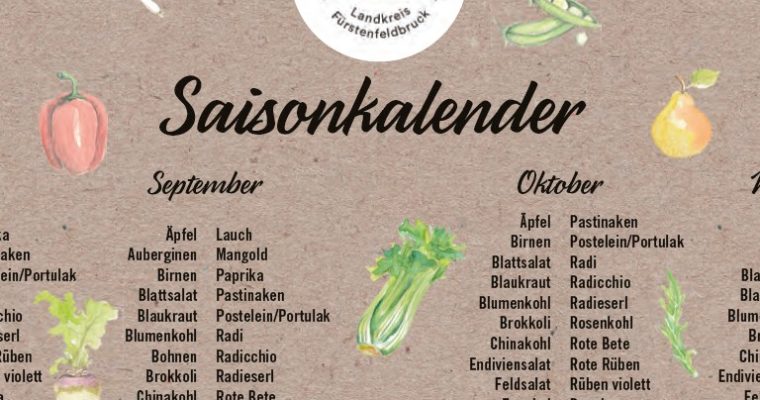 Saisonkalender zum Download