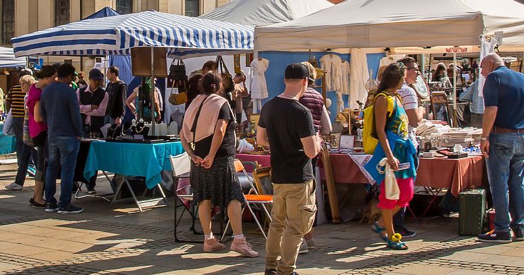 Ernährungsrat-Infostand auf dem Maifest